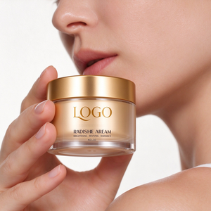Crème hydratante pour le visage avec cinq types d'acide hyaluronique, squalane, ferment de lactobacillus, soin doux pour la peau, crème faciale - Product Image 2
