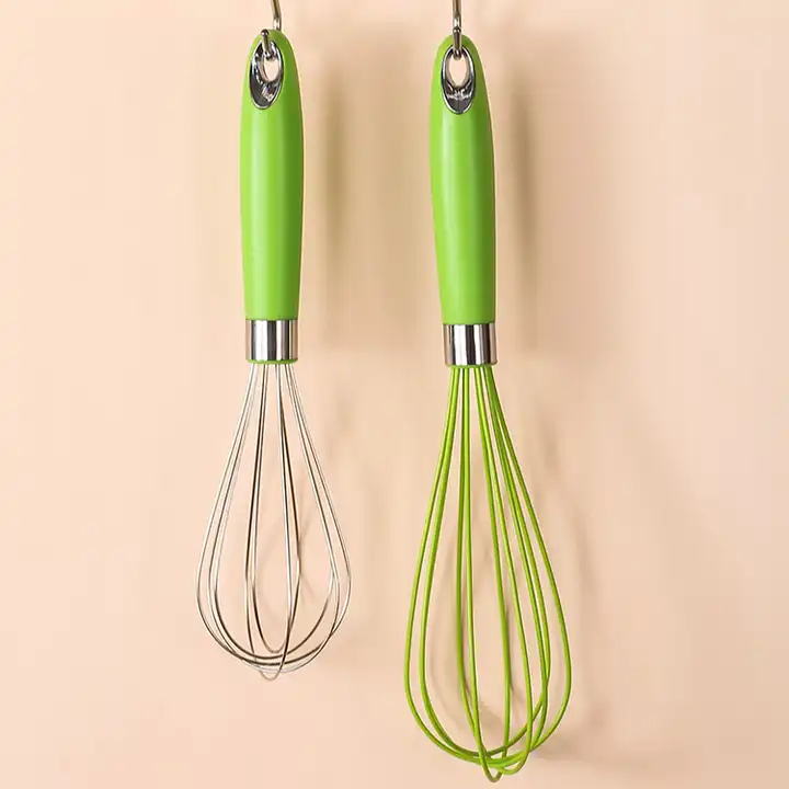 Silicone Whisk, Kitchen Tool, Mini Silicone Whisks for Cooking