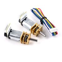 Moteur miniature à courant continu GA12-N20 avec encodeur à effet Hall et mesure de vitesse 3V pour projets de maison intelligente et de robots