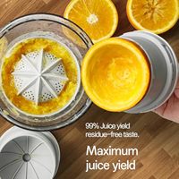 Presse-agrumes électrique portable pour la maison, tasse à jus avec séparation de la pulpe, en acier inoxydable et plastique PP, outils durables pour fruits et légumes