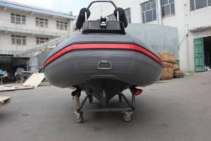 Personalizzabile Rib430 Sport gommone con scafo in fibra di vetro PVC Hypalon CE certificata per canottaggio su laghi e fiumi Made China - Product Image 6