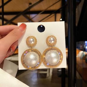 High Quality Ladies Luxury Heavy Exaggerate <b>Crystal</b> <b>Stud</b> <b>Earrings</b> Party Jewelry - Product Image 2