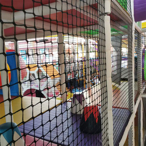 ตาข่ายกีฬาแบบมืออาชีพ ตาข่ายกีฬาวอลเลย์บอล ฟุตบอล โพลีเอสเตอร์ PP PE แบบไร้ปม สำหรับกีฬาในร่มและกลางแจ้ง - Product Image 1