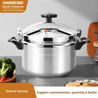 Autocuiseur en aluminium Ménage de grande capacité Anti-déflagrant Marmite à soupe profonde Réchaud à gaz Spécial Autocuiseur