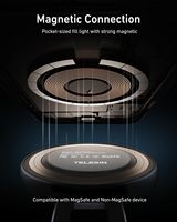 Lampe à selfie magnétique TELESIN C03, lumière pour téléphone iPhone