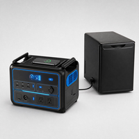 Station d'alimentation portable LiFePO4 1120Wh OEM ODM, générateur solaire 1200W, MPPT, application WiFi, capacité personnalisée, BMS
