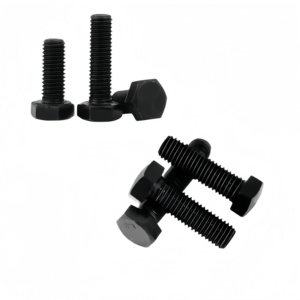 Per UL fuoco testa esagonale bulloni Black Oxide <span class=keywords><strong>DIN</strong></span> <span class=keywords><strong>931</strong></span> <span class=keywords><strong>M14</strong></span> per grattacielo trave in acciaio ignifugo-zinco placcato 25mm di lunghezza M3 M4 - Product Image 1