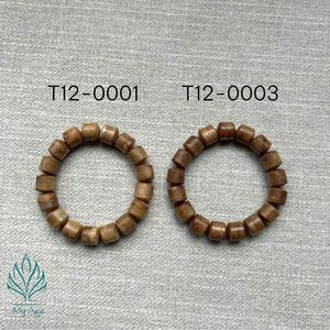 กำไลข้อมือไม้กฤษณาเวียดนามแท้แบบขายส่ง อายุเกิน 25 ปี ขนาด 12 มม. 17 เม็ด รุ่น AL-Lu12-001 สไตล์มินิมอล ทำมือ สำหรับทั้งชายและหญิง - Product Image 5
