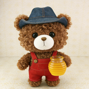 Orsacchiotto Giallo <span class=keywords><strong>Anime</strong></span> Super Morbido di Alta Qualità, Peluche Professionale del Marchio Shengye per Pubblicità - Product Image 4