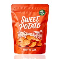 Sachet d'emballage en plastique imprimé personnalisé pour fruits secs, aliments surgelés, snacks, chocolat, noix, sachet debout avec fermeture éclair