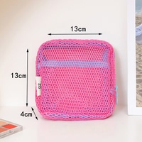 Sac en filet pour tofu grande capacité, mini porte-monnaie portable, pochette de rangement pour rouge à lèvres pour femme, organisateur de cosmétiques quotidien – Offre Spéciale