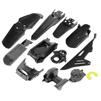 Cache-batterie arrière aspect fibre de carbone pour Surron Light Bee X – Kit de pièces de modification pour moto électrique tout-terrain haute performance