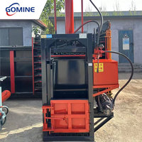 Presse à balles verticale hydraulique pour déchets, carton, plastique, canettes en aluminium, compacteur 60T