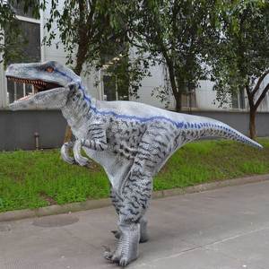 Costume de dinosaure du monde de <span class=keywords><strong>Dino</strong></span> de parc d'attractions Jambes cachées réalistes pour parc à thème - Product Image 3