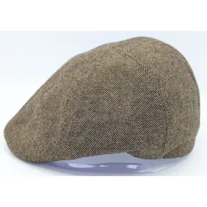 2024 Neujahr Frühjahr Herbst Rüschenleder-Beret-Hut Damen modisches Design top-Qualität individueller Berett-Hut