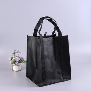 Sacs non tissés personnalisés pliables réutilisables à bas prix, sac biodégradable - Product Image 3
