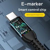 Cable de Datos Trenzado Tipo-C a Tipo-C de Carga Súper Rápida de 240W para Carga Rápida de Tablets, Teléfonos Móviles y Laptops