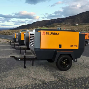 OEM Blurbly BC250 Portable Diesel Screw <strong>Air</strong> <strong>Compressor</strong> <strong>250</strong> CFM 12 Bar Cummins Engine 93KW Oil Injection <strong>Air</strong> Cooled Energy - Product Image 1