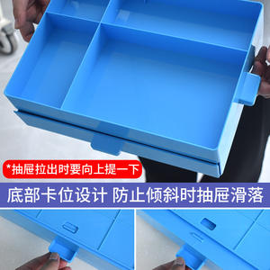 Plateaux de pansements en plastique stériles pour perfusion, boîtes de rangement pour la gestion des 6S, chariot d'hôpital pour les articles de traitement et de soins - Product Image 6