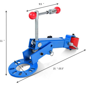 Outil de rouleau de garde-boue bleu pour la réparation de carrosserie Outil de réparation de pneu en aluminium pour le reformage et l'extension du passage de <span class=keywords><strong>roue</strong></span> - Product Image 4