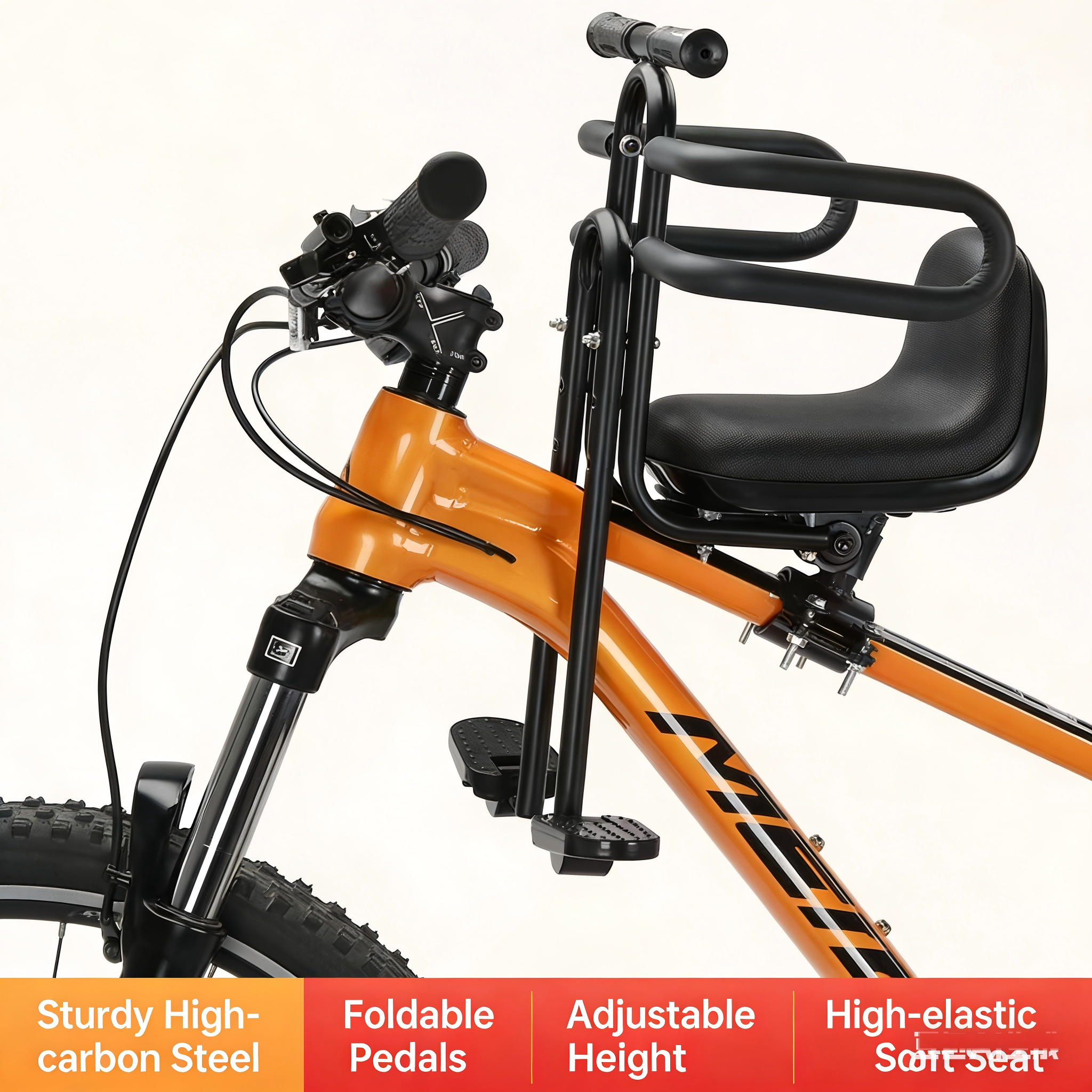 Asiento individual negro + media envolvente negra