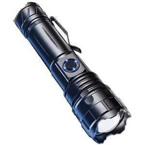 Суперяркий мощный тактический фонарь 1000 люмен, <span class=keywords><strong>5</strong></span> режимов, водонепроницаемый, перезаряжаемый светодиодный фонарик для экстренных случаев - Product Image 2