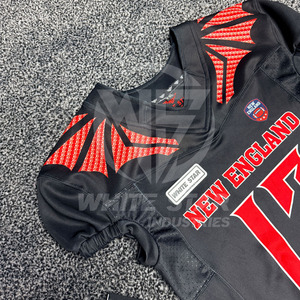 Uniformes de football américain de qualité supérieure, 100% polyester, avec impression par sublimation personnalisée, tissu respirant - Product Image 5