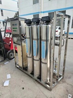 Système complet de fabrication d'eau en sachets purs 500 litres par heure purifier l'eau de forage nouvelle entreprise dire environ 500-1000l par heure