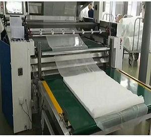 Forneça a inspeção video e o relatório de teste Home Textile / Medical Gauze Folding and Cutting Machine - Product Image 2