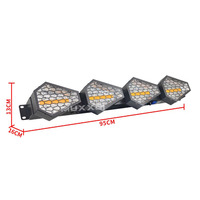 Lumière matricielle LED à 4 yeux 4x80W à rotation à quatre feuilles, DMX512 RGB, éclairage de scène rétro pour scène, DJ, discothèque, fête, mariage