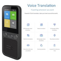 Traducteur de Voyage Intelligent T16 avec Écran IPS de 2,4 Pouces, Prise en Charge de 138 Langues et 14 Traductions Hors Ligne