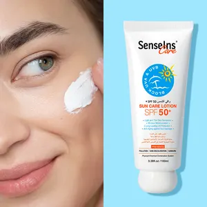 Custom Logo Sunscreen Lotion Private Label Organic Long-Lasting Uv Protection Moisturizing Whitening Sunscreen Spf 50