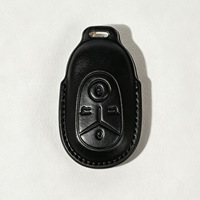 Housse de clé de voiture en cuir de luxe KUNASI pour les modèles Geely Geometry/Emgrand SUV avec protection contre les rayures