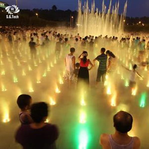 Couronne d'eau de haute qualité en acier inoxydable/buse en laiton personnalisable fontaine de terre sèche parc et fontaine carrée produits de décoration - Product Image 3