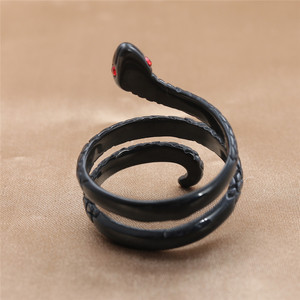 Snake <b>Ring</b> Stainless Steel Men's Punk Style Animal Shape Geometric Design Gift Jewelry 24048 - Product Image 2