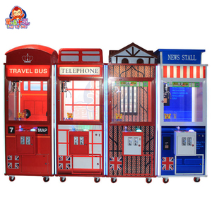 Máquina de garras estilo cabina telefónica británica para peluches - Product Image 5