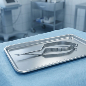 Ciseaux à ressort manuels en acier inoxydable de classe II, à lame droite, pour micro-chirurgie vasculaire, forceps chirurgical pour la chirurgie générale, kit chirurgical - Product Image 5