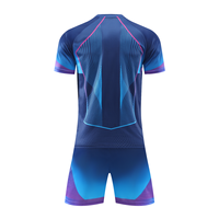 Maillot de football à manches courtes pour homme, nouvelle saison, qualité thaïlandaise, respirant, séchage rapide, polyester/nylon 320g