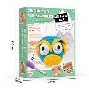 2026 Owl <b>Crochet</b> <b>Kit</b> for <b>Beginners</b> <b>Crochet</b> Starter <b>Kit</b> With Step-By-Step Video Tutorials DIY Knitting Supplies for Adults Kids - Product Image 3