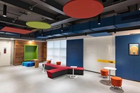 Techo Decorativo Moderno Resistente al Fuego, Reforzado con Fibra de Vidrio, Impermeable, Ecológico, Insonorizante, para Hoteles y Escuelas