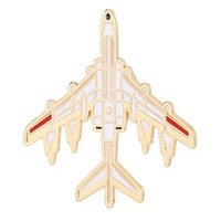Broche de série d'avion d'avion de dessin animé de personnalité créative à la mode nouveau pour l'épinglette avec la technique de gravure coulée