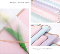 Papier d'Emballage Fleuriste Imperméable Coloré pour Bouquets et Emballages de Fleurs