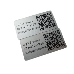 Giá thấp bán hàng tài sản thẻ và nhãn kim loại tên nơi tự-adheive nhôm thẻ - Product Image 1