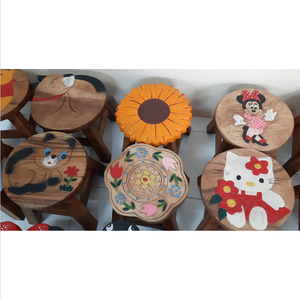 <b>Wooden</b> Stool - Product Image 1