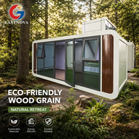 Maisonnette de jardin certifiée AS/NZS avec terrasse, conforme à la norme SAA, bureau modulaire de luxe avec terrasse pour l'Australie