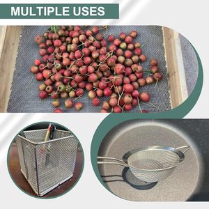 Chayufun Stainless Steel <b>Wire</b> <b>Mesh</b> Screen 15.7 X 59 Inches 1mm Hole 20 <b>Mesh</b> Heat Resisting For Screening - Product Image 4