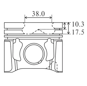 Vây Vây Pít-tông Động Cơ ASZ AVF AWX Và Với Bộ Sưu Tập Dầu MOS2 99470600 0308600 8711490045 87-114900-45 8711490745 87-114907-45