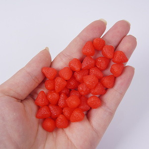ของเล่นอาหารจิ๋ว, เค้กของหวาน DIY สตรอว์เบอร์รีจิ๋วเหมือนจริง, ของตกแต่งผลไม้ขนาดเล็ก, อุปกรณ์เสริม, โมเดลบ้านตุ๊กตา - Product Image 3