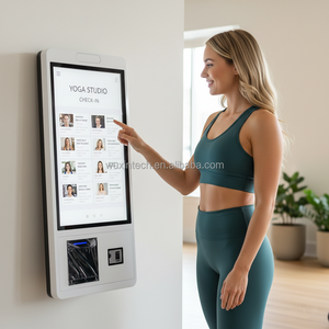 Kiosco de Autoservicio Todo en Uno con Logotipo Personalizado, Pantalla HD de 22/27 Pulgadas, Cámara/Biométrico/Escáner Integrados para <span class=keywords><strong>Hotel</strong></span>, Pago Automático - Product Image 2
