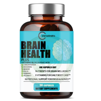 Complément alimentaire en capsules pour la santé du cerveau, marque privée OEM, vitamines naturelles pour le bien-être du cerveau, soutien nutritionnel, faible teneur en sucre